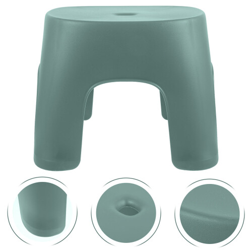 Toddler Plastic Step Stool Non-Slip For Bathroom Use 1pc Green 1
