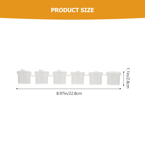 20 Pcs Paint Box Compact Storage Craft Containers Child 1