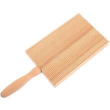 1Pc Wooden Garganelli Pasta Maker Khaki Kitchen Tool with Handle