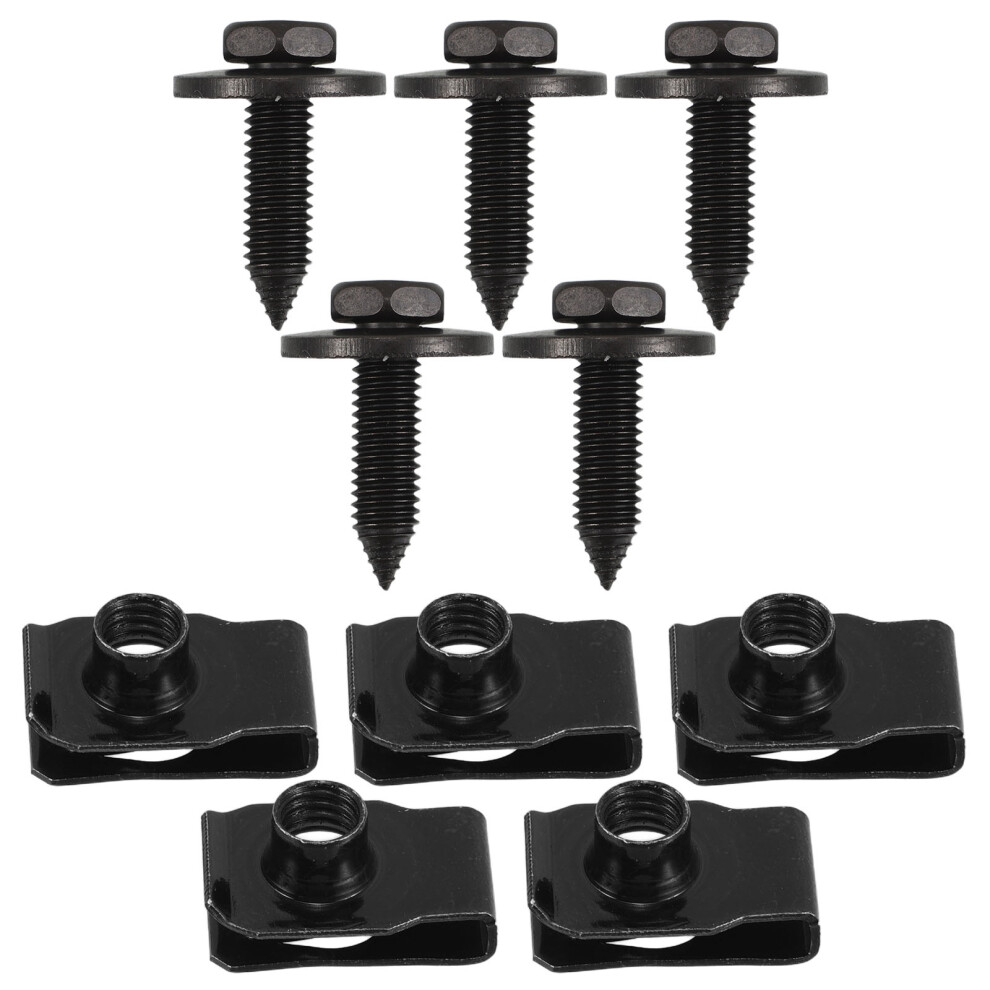 Automotive Fasteners M8 Bolts Steel Vehicle Mounting 10Pcs 3164024157458