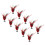 Chinese Shuttlecock Kick Shuttle Cock Multi Colored 10pcs 8