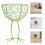 Wire Fruit Basket For Snack Organization Coated Green 1pack 9