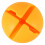 Phlegsive Soccer Corner Flag Base Water Weight Orange 6