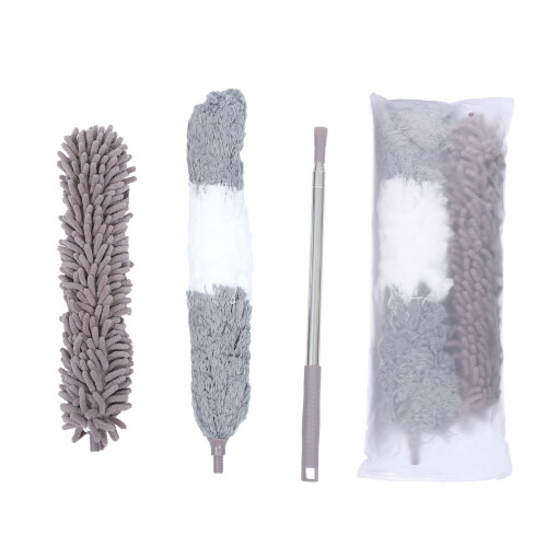 Dust Removal Duster Fan Cleaner Chenille Dusting Tool Microfiber 2
