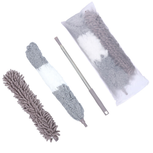 Dust Removal Duster Fan Cleaner Chenille Dusting Tool Microfiber