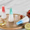 Silicone Pastry Brush Assorted Color Oil Dispensing 3pcs 8
