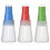 Silicone Pastry Brush Assorted Color Oil Dispensing 3pcs 1