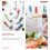 Silicone Pastry Brush Assorted Color Oil Dispensing 3pcs 11