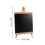 Tableau Menu Bois Effaçable Style Rustique Avec Support A-Frame 3
