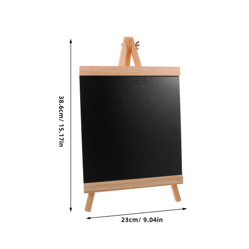 Tableau Menu Bois Effaçable Style Rustique Avec Support A-Frame 2