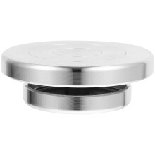Silver Aluminum Alloy Turntable 360 Rotating Clay Craft Workbench