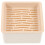 Practical Cat Grass Box Plastic Beige 1set 3