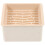 Practical Cat Grass Box Plastic Beige 1set 10