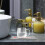 Tabletop Bathroom Tray Absorbent Mats Grey 4pcs Back To School 6