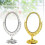 Tabletop Mirror Double Sided Plastic Decorative Framed Oval 4