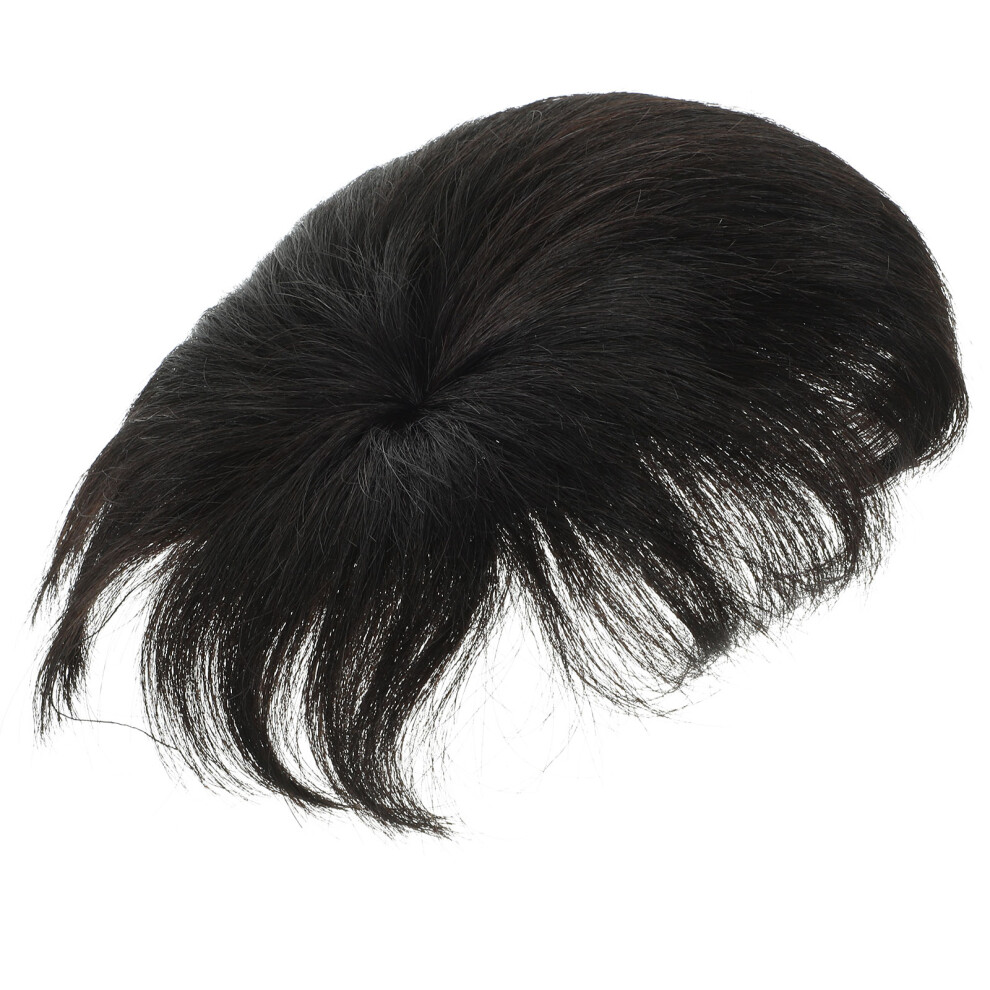 Vaguelly Raindrops Synthetic Mens Wig Comfortable Hairpiece Replacement Toupee