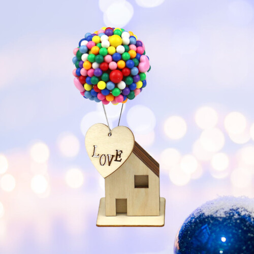Worgeous  Teens Decoration Simulation Balloons House Diy Model Kit 1