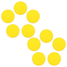 Masteelf 10 Pcs Bottle Cap Jars Wide Lids Can For Tins Mouth Yellow