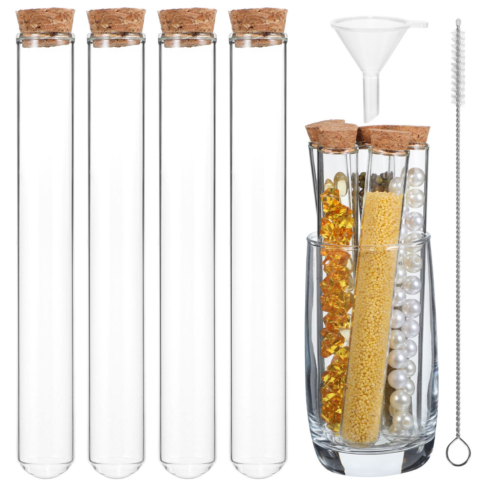 16 Pcs Big Lab Test Tubes Glass Cork Stopper High Borosilicate-image-OPC-PK8MPDW-NEW