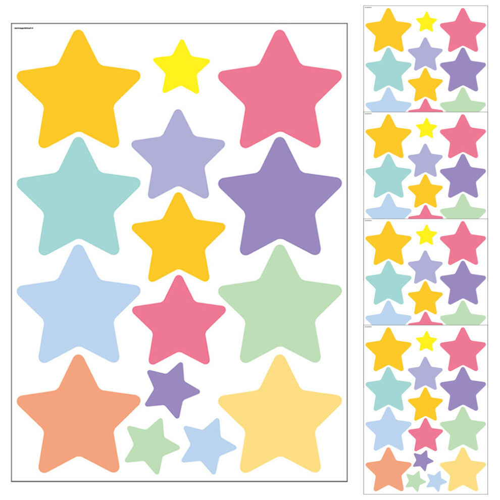 Vaguelly 5 Sheets Wall Decoration Ceiling Child Pvc Window