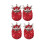 4 Stuks Rood Ventieldoppen Auto Accessoires 2