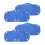 4 Pcs Hard Hat Accessories Aldult Polyester 4