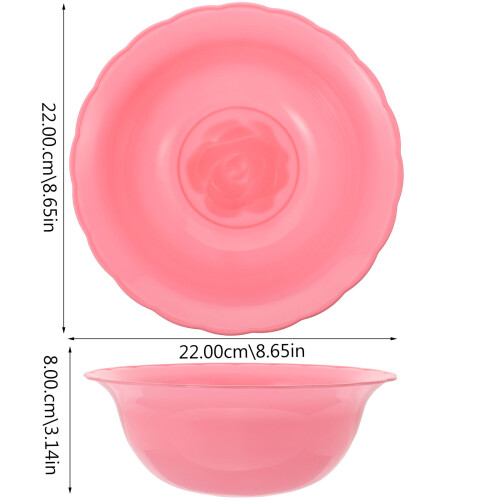 Home Use Wash Basin Assorted Color 6pack 8.7x3.1in 1