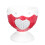 Embossed Ceramic Egg Cup Heart Pattern Relief Breakfast Accessory 1
