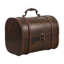 Vintage Storage Box Treasure Travel Retro Jewelry Boxes Wood Chest