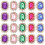 20pcs Clips Decorations Rhinestones Charms 3