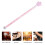 Quality Pink Glass Stir Rods Multi-Function Clear Mixing Spoons 11
