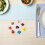 Glass Markers Charms Silicone Assorted Color 8pcs 6