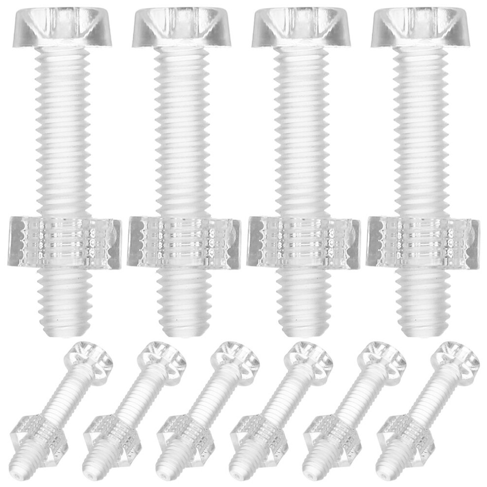 10 Set Transparent Screw Bolts Door Acrylic Screws Clear And Nuts Kit-image-OPC-PK8MQQQ-NEW