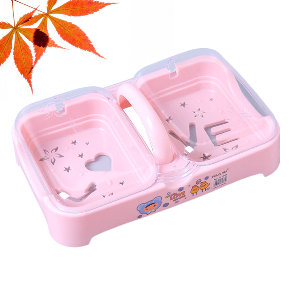 Pp Pink Soap Holder With Lid Design For Sanitary Use-image-OPC-PK8MQYR-NEW