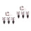 2 Pack Guitar Finger Cots Lightweight Picks Resonator Miss 4
