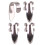 2 Pack Guitar Finger Cots Lightweight Picks Resonator Miss 1