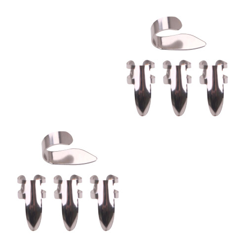 2 Pack Guitar Finger Cots Lightweight Picks Resonator Miss 2