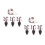 2 Pack Guitar Finger Cots Lightweight Picks Resonator Miss 6