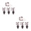 2 Pack Guitar Finger Cots Lightweight Picks Resonator Miss 9
