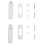 2sets Aluminum Alloy Sash Locks For Windows In White 1