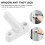 2sets Aluminum Alloy Sash Locks For Windows In White 10