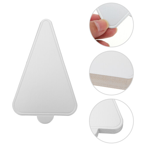100 Pcs Cake Stands Dessert Trays Display Bases Boards Silver 1