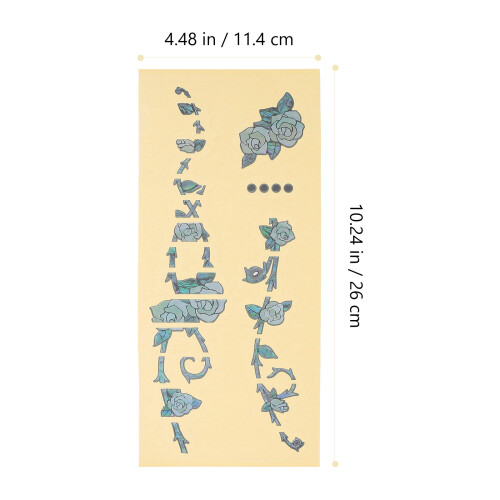 Gitarren Sticker Selbstklebend Fingerboard Schützer Beige 1