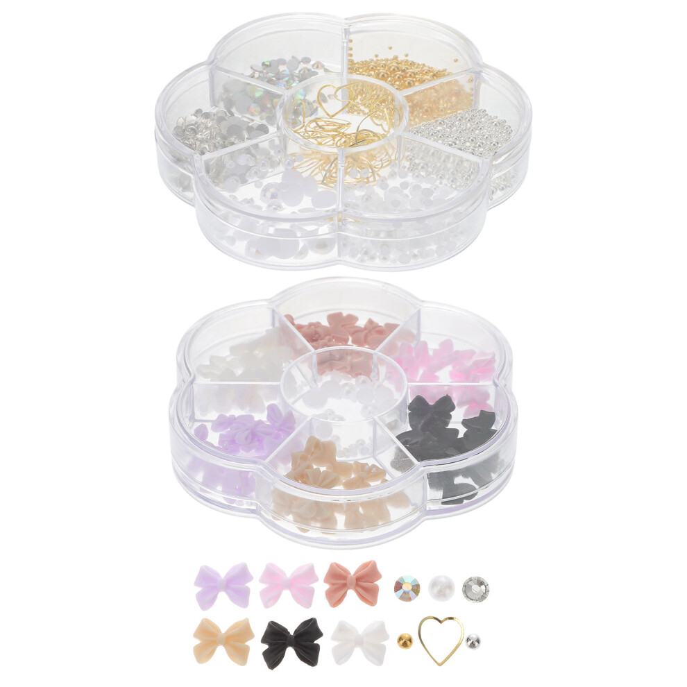 Ohphcall Nail Art Accessories Kit Of Gems Pearls Beads Charms For Nail Art Designs