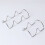 Masteelf  2 Pcs Taco Holder Mexican Pancake Rack Toaster Shells Silver 3