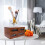 Desktop Organizer Box Skincare Storage Box Wood 1set 10