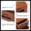 Desktop Organizer Box Skincare Storage Box Wood 1set 8