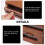 Desktop Organizer Box Skincare Storage Box Wood 1set 9