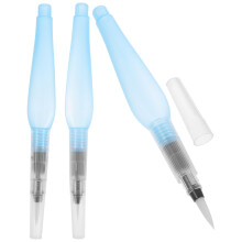 3 Pcs Watercolor Painting Pen Refillable Paintbrush Paintbrushes
