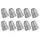 Mlins 10 Pcs Cutting Replacement 1.80x1.60x1.60cm Silver 8